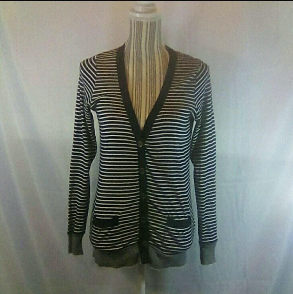 Striped cardigan